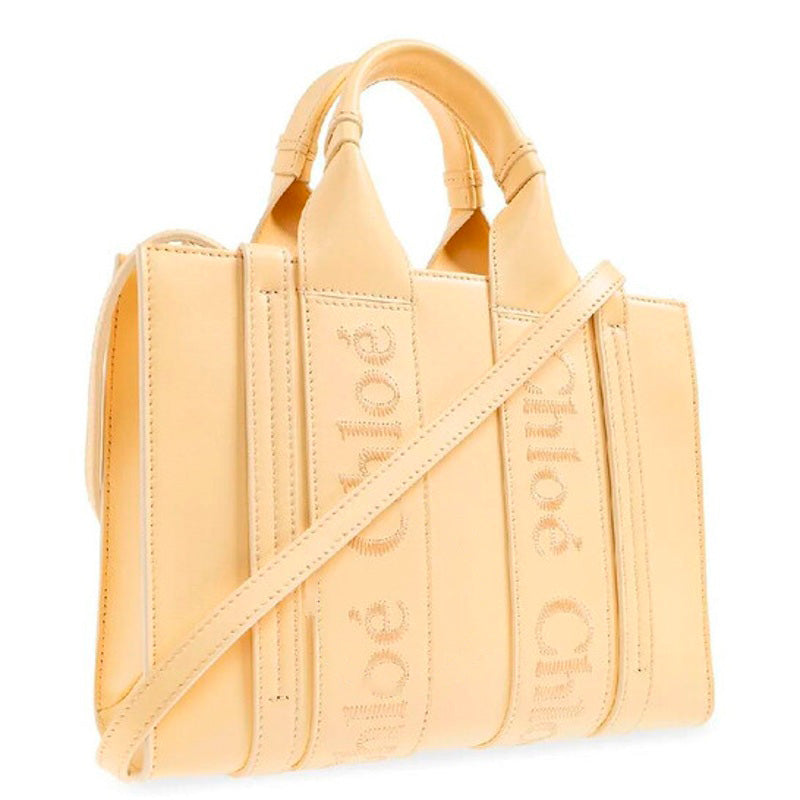 Bolsa Shopper Woody Small Logo Embroidered