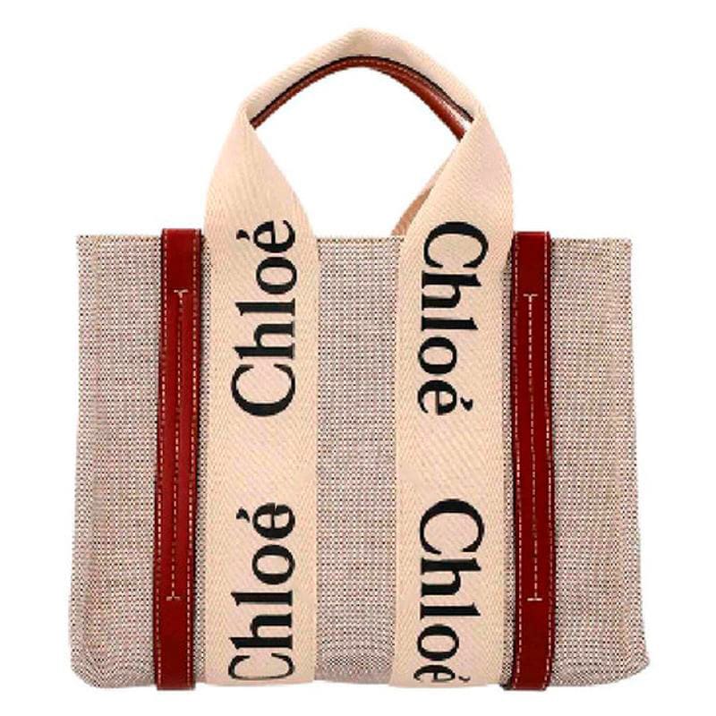 Bolsa Shopper Mini Woody Linen Logo - Mercado de Luxo - O Maior E-Commerce de Bens, Produtos e Serviços de Luxo do Brasil.