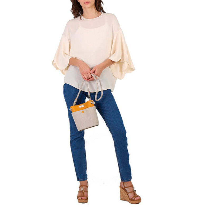 Bolsa Bucket Ladies Sunflower Yellow Small Key