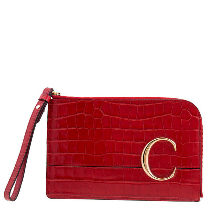Bolsa Pocket C Croc Embossed - Mercado de Luxo - O Maior E-Commerce de Bens, Produtos e Serviços de Luxo do Brasil.