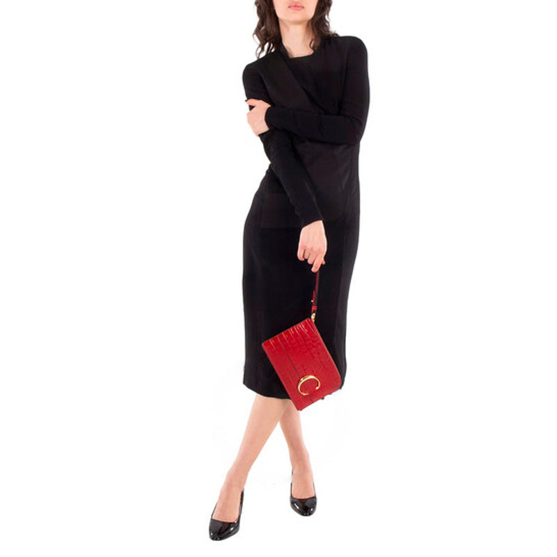Bolsa Pocket C Croc Embossed