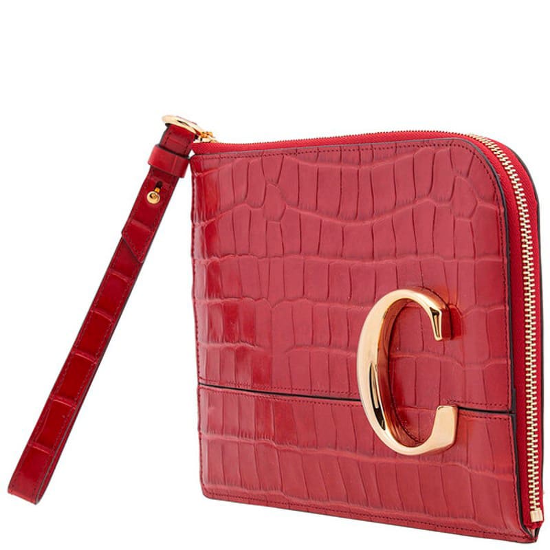 Bolsa Pocket C Croc Embossed