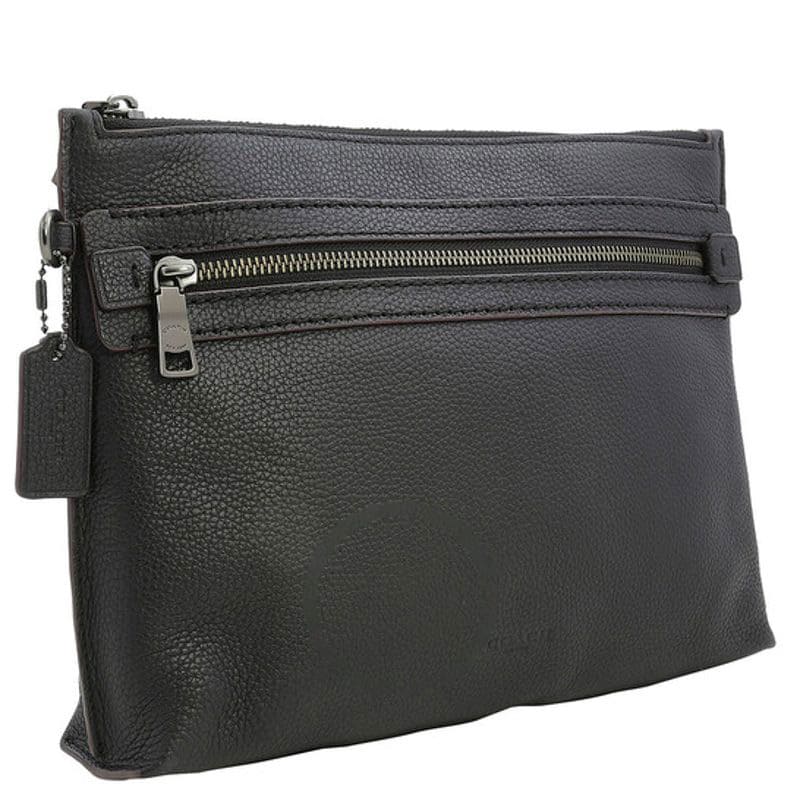 Bolsa Pocket Black Pebbled Academy