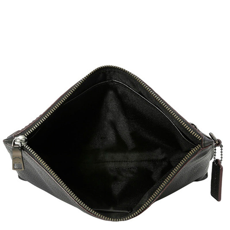 Bolsa Pocket Black Pebbled Academy