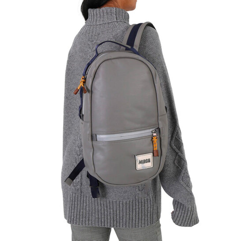 Bolsa Mochila Open Box   Coach Patch Pacer in Black Copper Heather Grey