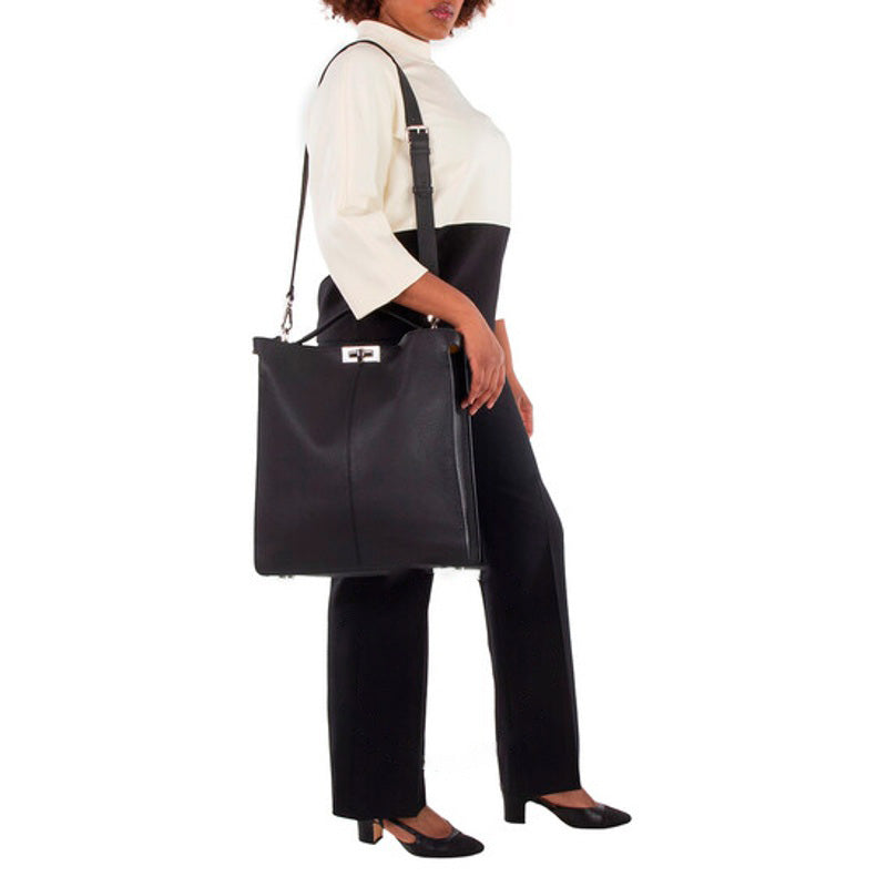 Bolsa Shopper Peekaboo Iseeu Iconic Twist Lock