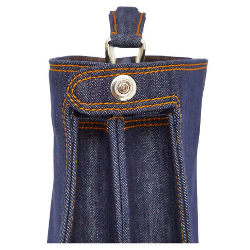 Bolsa Crossbody Peekaboo ISeeU Mini Denim Effect Fabric