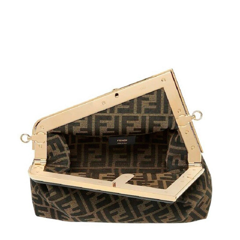 Bolsa Handle Ff Jacquard Midi