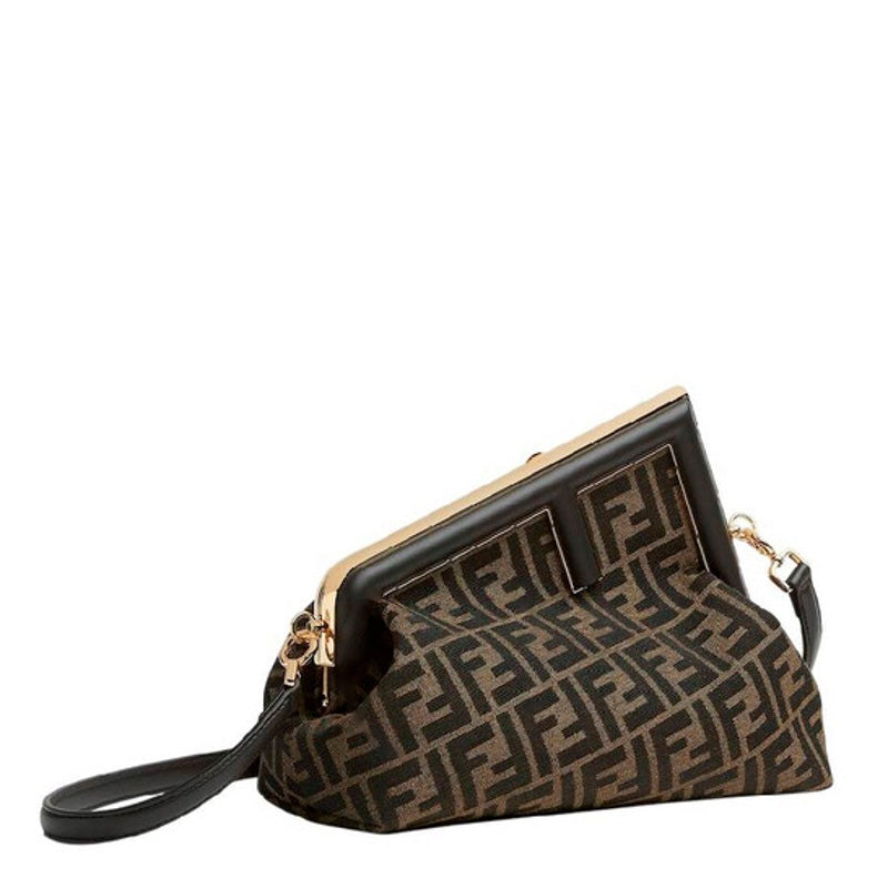 Bolsa Handle Ff Jacquard Midi