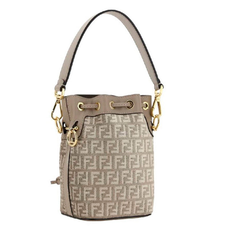 Bolsa Bucket FF Motif Mon Tresor Tapestry Fabric Mini