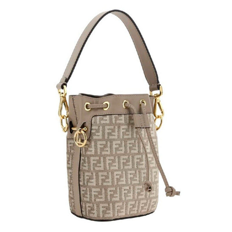 Bolsa Bucket FF Motif Mon Tresor Tapestry Fabric Mini