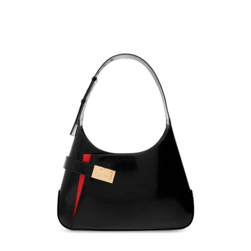 Bolsa Shoulder GanciniBuckled Asymmetric - Mercado de Luxo - O Maior E-Commerce de Bens, Produtos e Serviços de Luxo do Brasil.