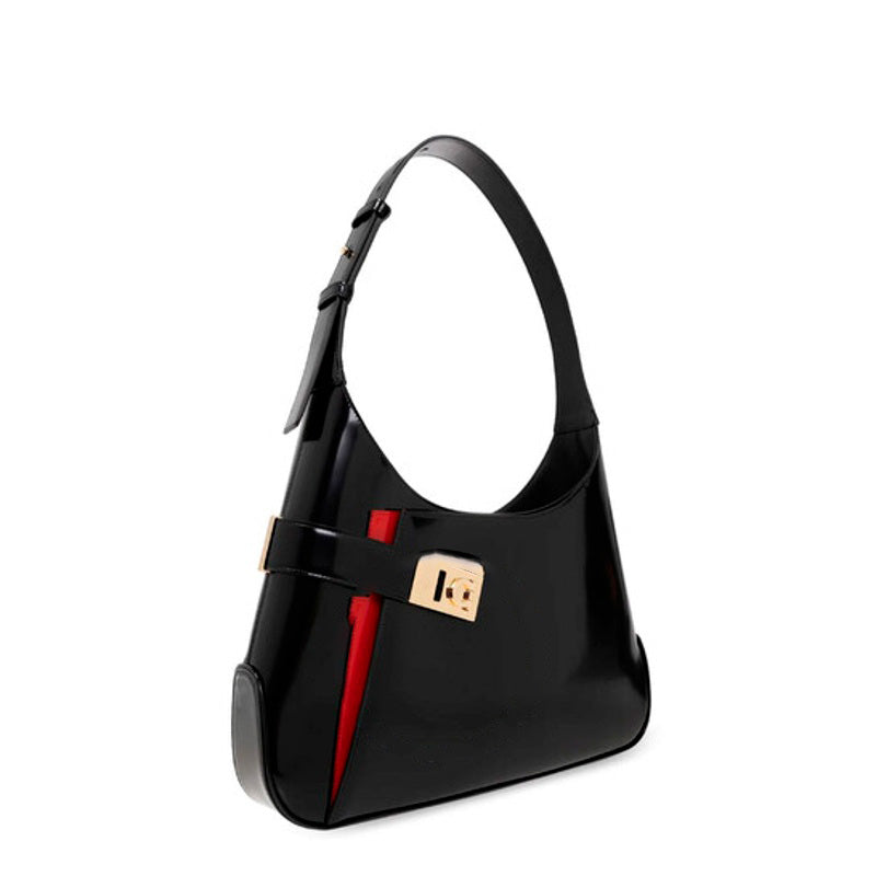 Bolsa Shoulder GanciniBuckled Asymmetric