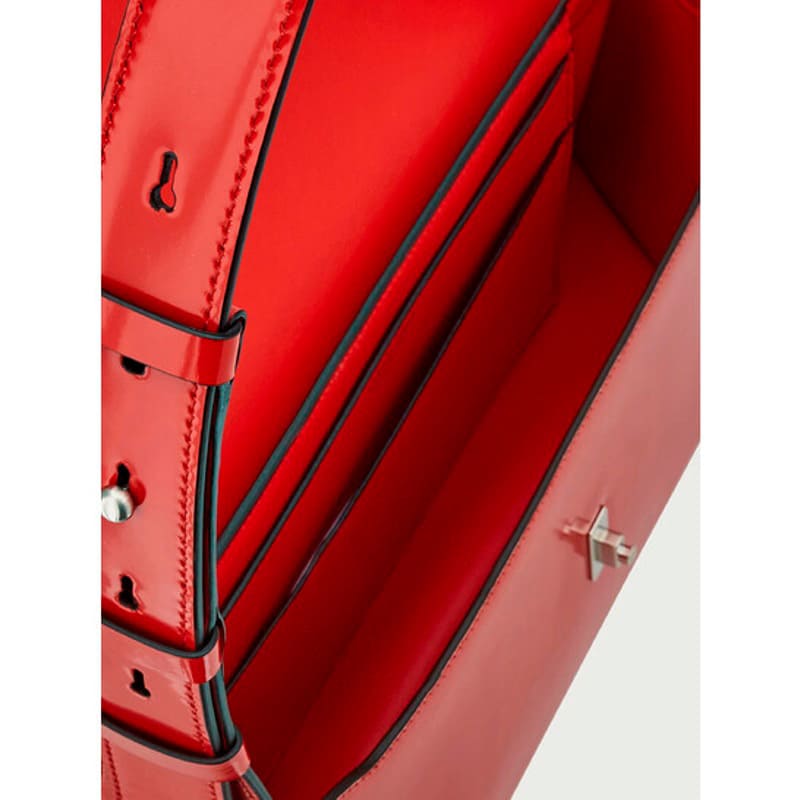 Bolsa Shoulder Red Geometric (M)