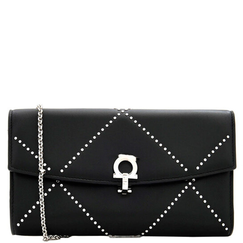 Bolsa Crossbody Ladies Black Gancini Black Studded Mini - Mercado de Luxo - O Maior E-Commerce de Bens, Produtos e Serviços de Luxo do Brasil.