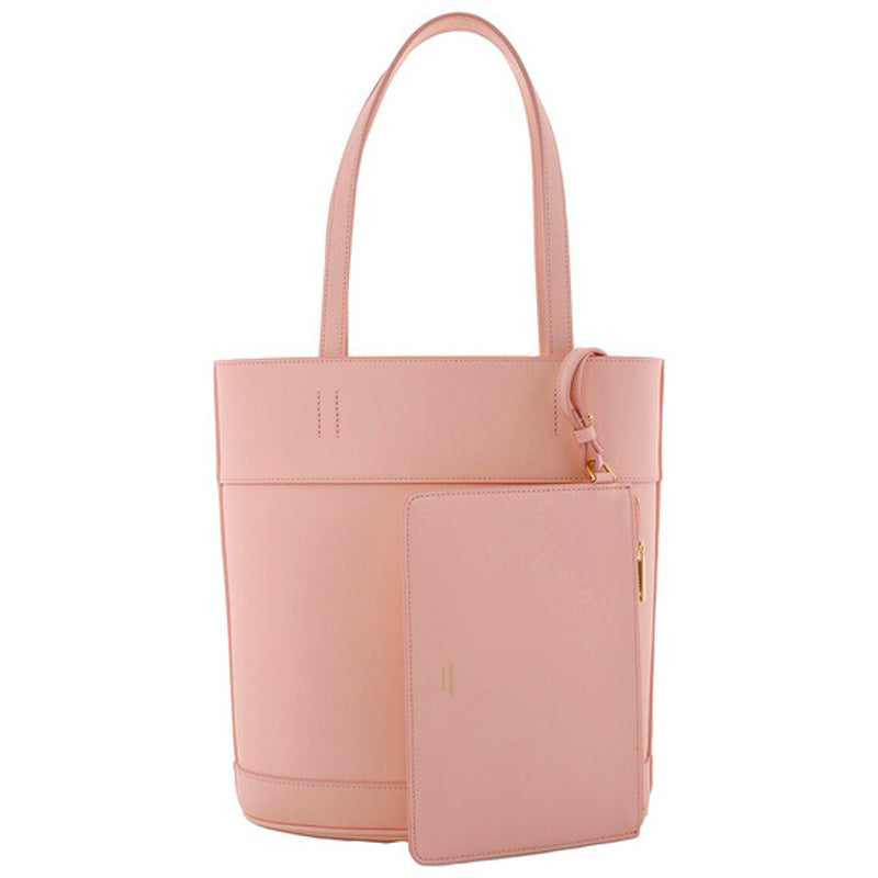 Bolsa Shopper Carryall Small North South Charming in Pink