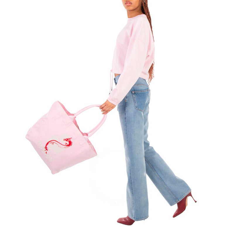 Bolsa Shopper Ladies Pink Yenky LogoEmbroidered Small
