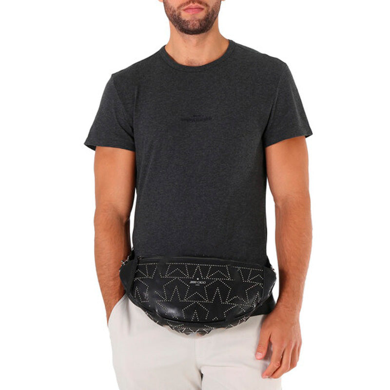 Bolsa Pocket Kirt Star Studded in Black Silver