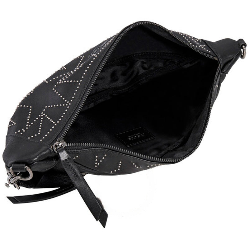 Bolsa Pocket Kirt Star Studded in Black Silver