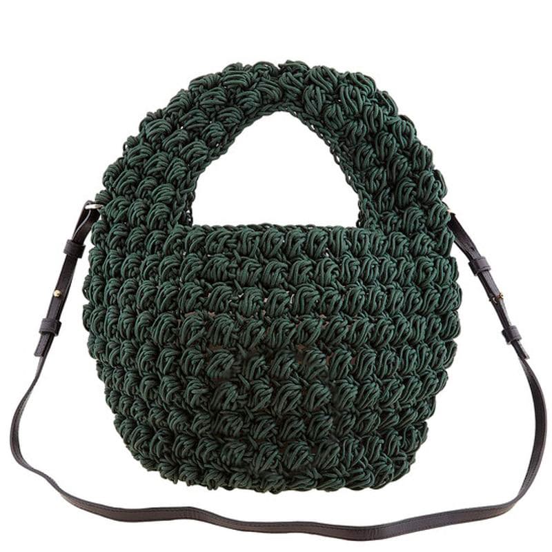 Bolsa Beach Khaki Popcorn Basket Woven