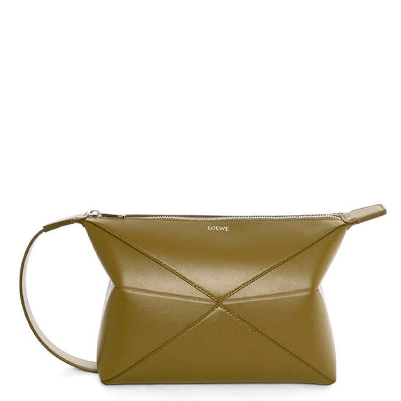 Bolsa Shopper Puzzle Fold Wash Olive - Mercado de Luxo - O Maior E-Commerce de Bens, Produtos e Serviços de Luxo do Brasil.