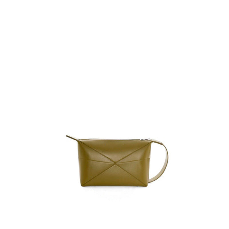 Bolsa Shopper Puzzle Fold Wash Olive