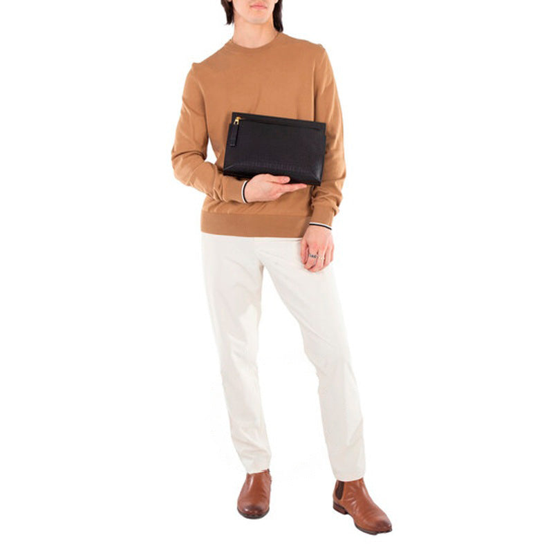 Bolsa Pocket Calfskin Repeat T Black