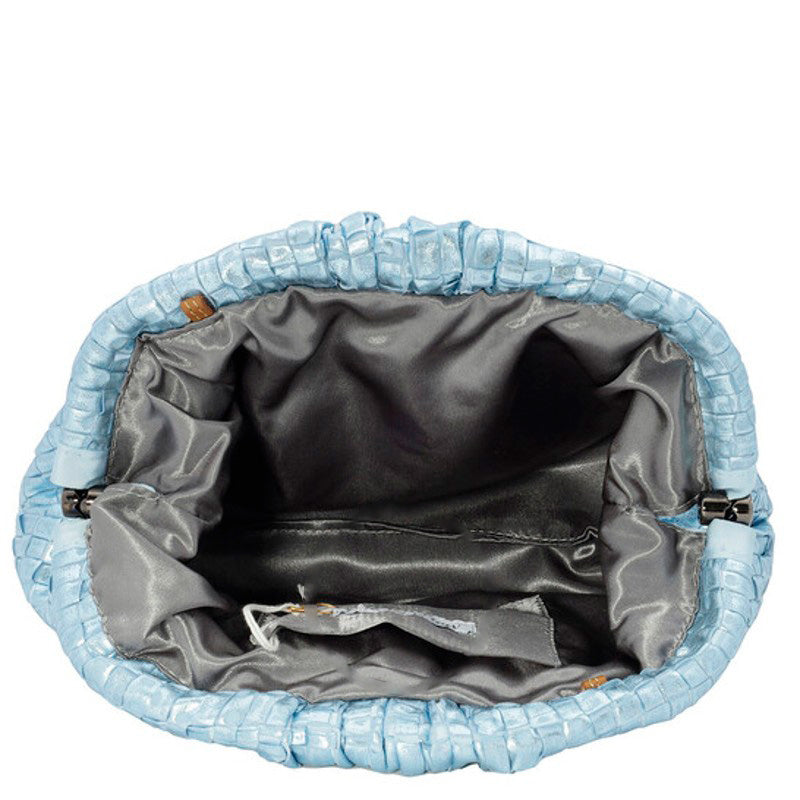 Bolsa Clutch Ladies Ribbon Laminated Cielo Mini Game