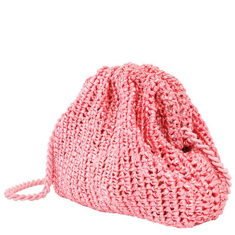 Bolsa Clutch Mini Game Crochet Glow