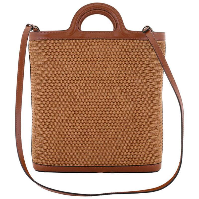 Bolsa Beach Raw Sienna Raffia Tropicalia