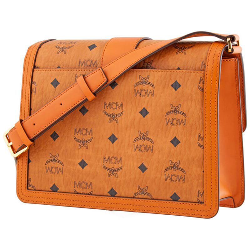 Bolsa Shoulder Signature Visetos Tracy In Cognac