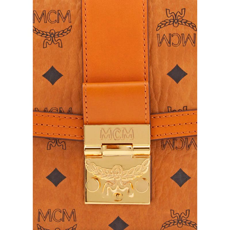 Bolsa Shoulder Signature Visetos Tracy In Cognac