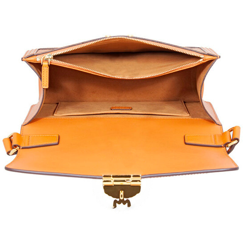 Bolsa Shoulder Signature Visetos Tracy In Cognac