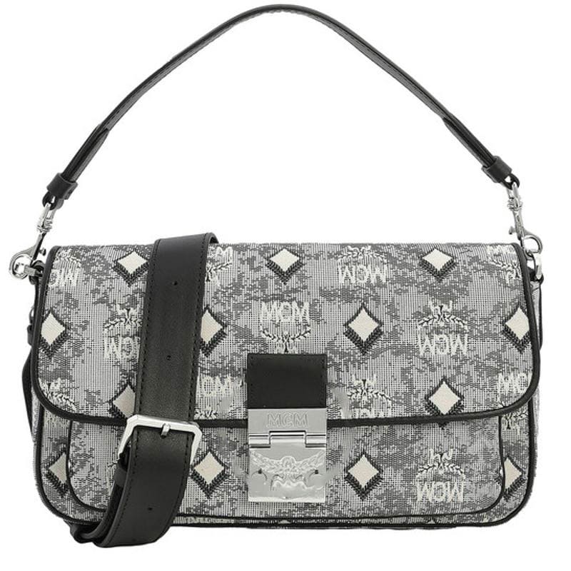 Bolsa Crossbody Ladies Grey in Vintage Jacquard Monogram - Mercado de Luxo - O Maior E-Commerce de Bens, Produtos e Serviços de Luxo do Brasil.