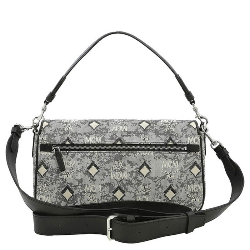 Bolsa Crossbody Ladies Grey in Vintage Jacquard Monogram