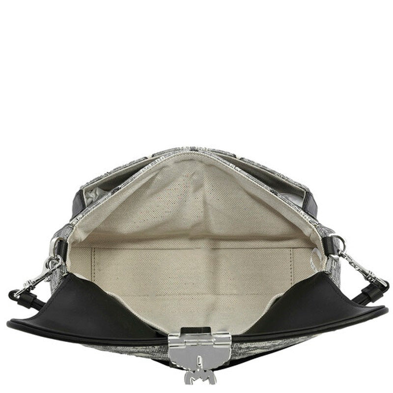Bolsa Crossbody Ladies Grey in Vintage Jacquard Monogram