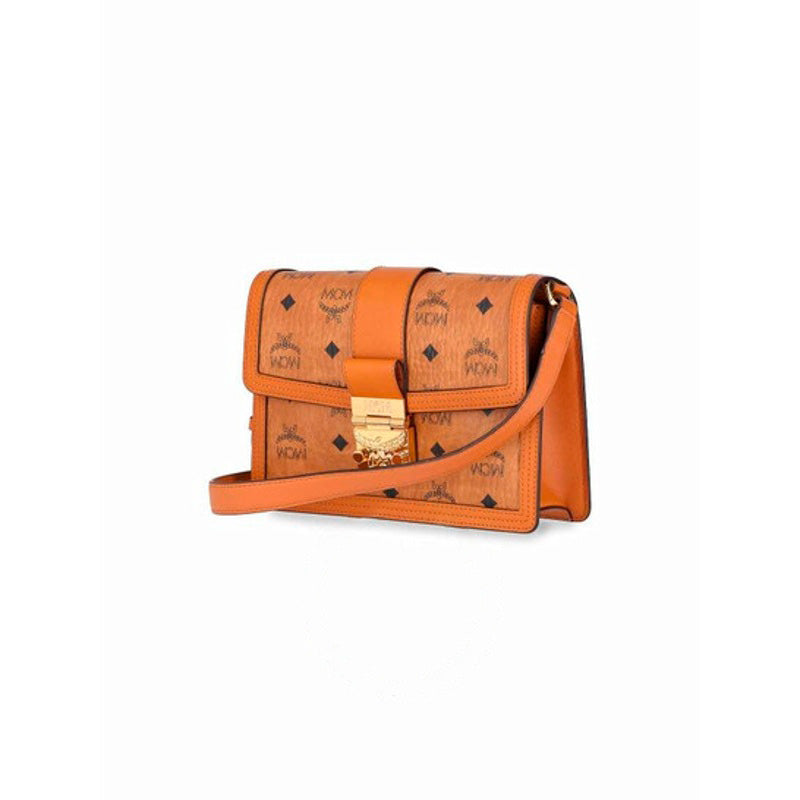 Bolsa Shoulder Visetos Tracy Cognac