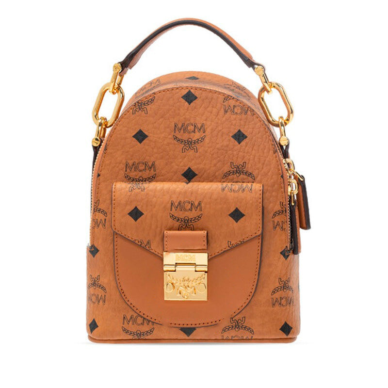Bolsa Mochila Ladies Patricia Mini Cognac - Mercado de Luxo - O Maior E-Commerce de Bens, Produtos e Serviços de Luxo do Brasil.