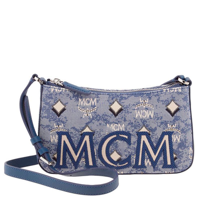 Bolsa Shoulder Ladies Blue in Vintage Jacquard Monogram - Mercado de Luxo - O Maior E-Commerce de Bens, Produtos e Serviços de Luxo do Brasil.
