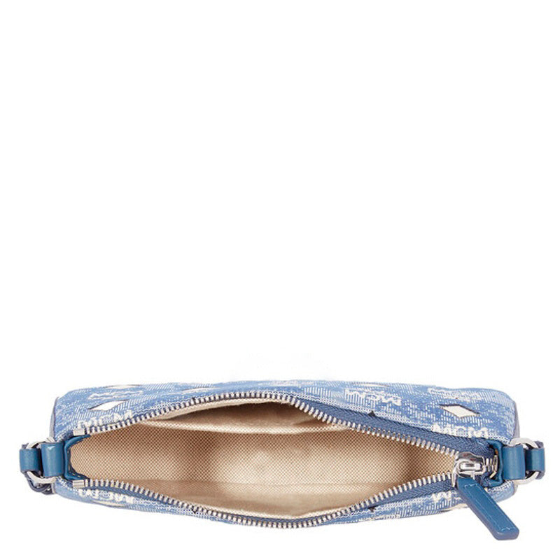 Bolsa Shoulder Ladies Blue in Vintage Jacquard Monogram