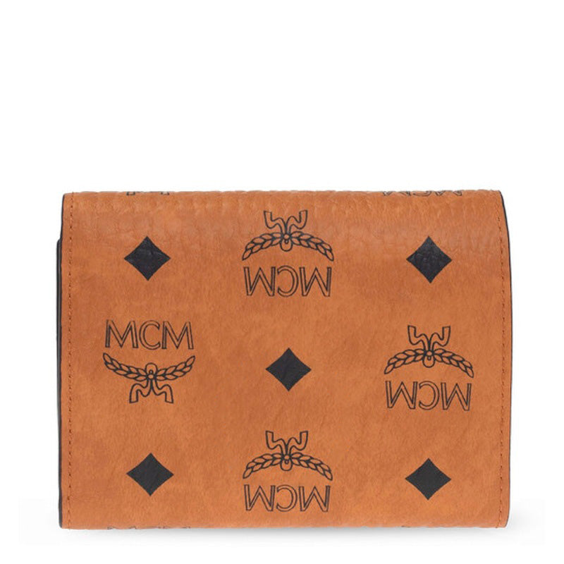 Bolsa Wallet Patricia Visetos Trifold In Cognac