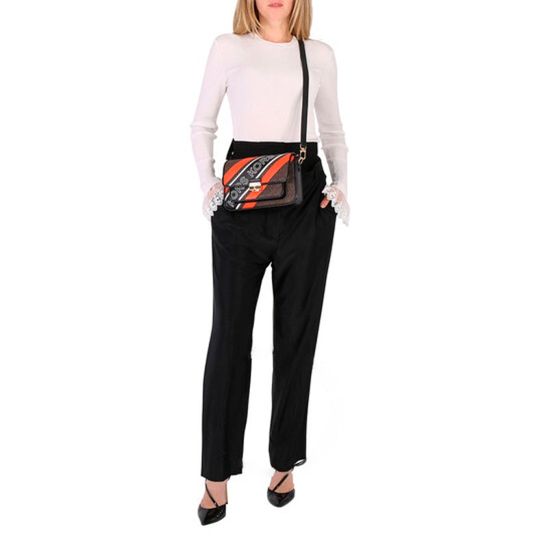 Bolsa Messenger Brown Ladies Signature Bradshaw Medium