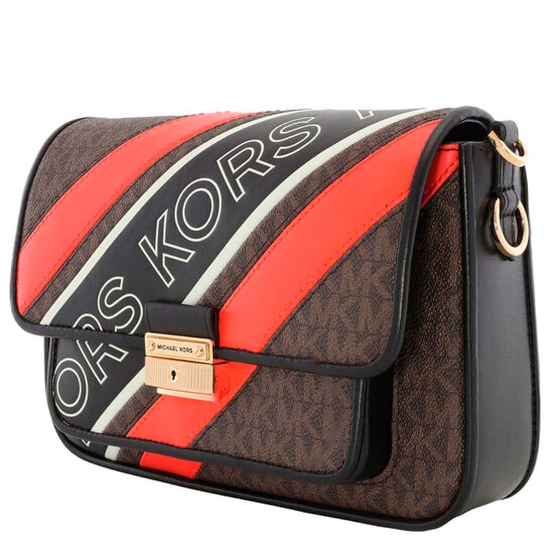 Bolsa Messenger Brown Ladies Signature Bradshaw Medium