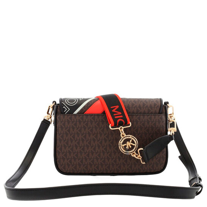 Bolsa Messenger Brown Ladies Signature Bradshaw Medium