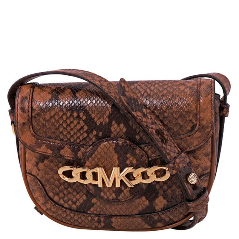 Bolsa Crossbody Snakeskin Effect Saddle - Mercado de Luxo - O Maior E-Commerce de Bens, Produtos e Serviços de Luxo do Brasil.