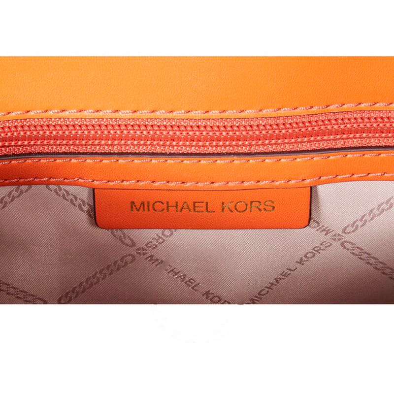 Bolsa Crossbody Hally Signature Logoprint Saddle