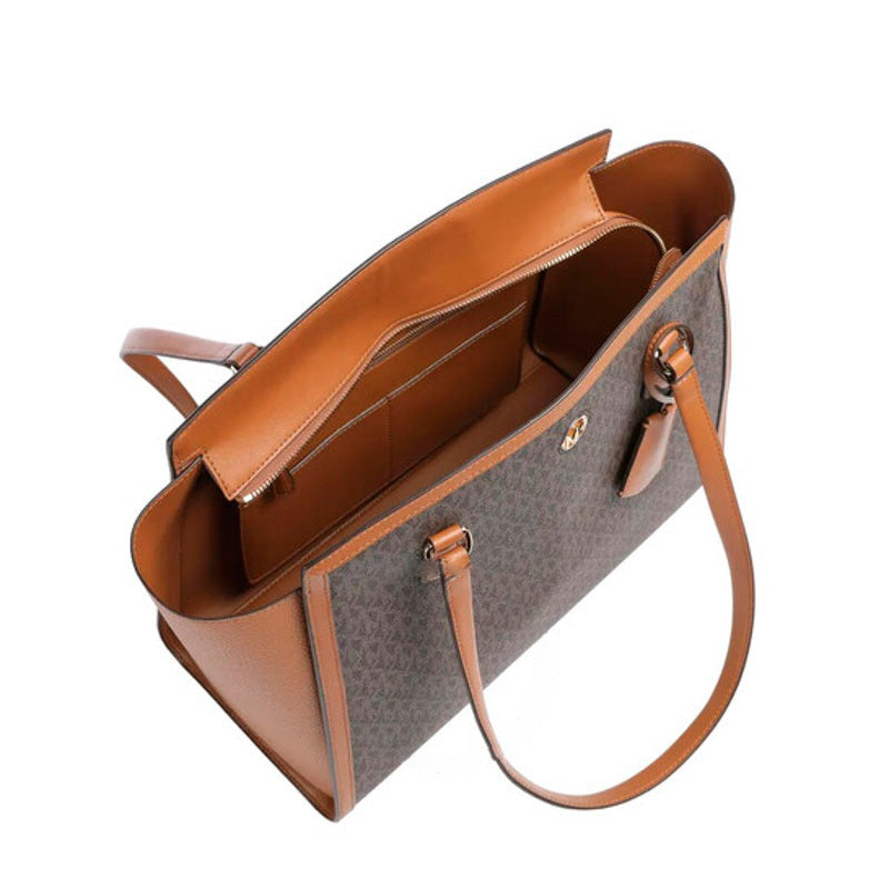 Bolsa Shopper Coated Canvas And