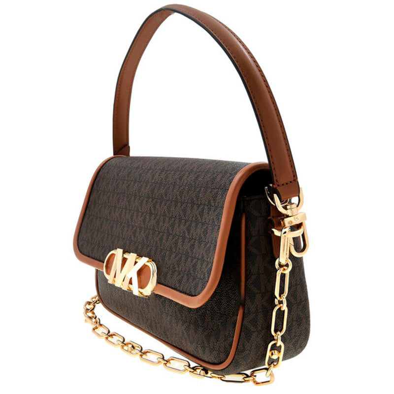 Bolsa Crossbody Ladies MonogramPattern LogoPlaque