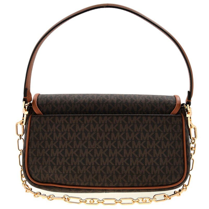 Bolsa Crossbody Ladies MonogramPattern LogoPlaque