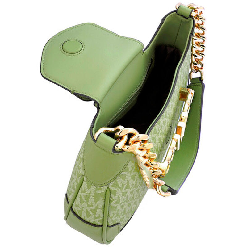 Bolsa Shoulder Open Box Signature Logoprint Small Hally Light Sage